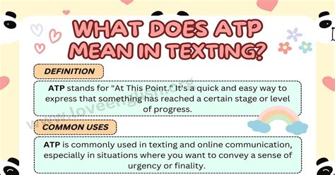 what does atp mean in texting|atp form in writing.